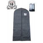 Plastic Garment Zip-up Cover Suit (black) 10pcs   40"